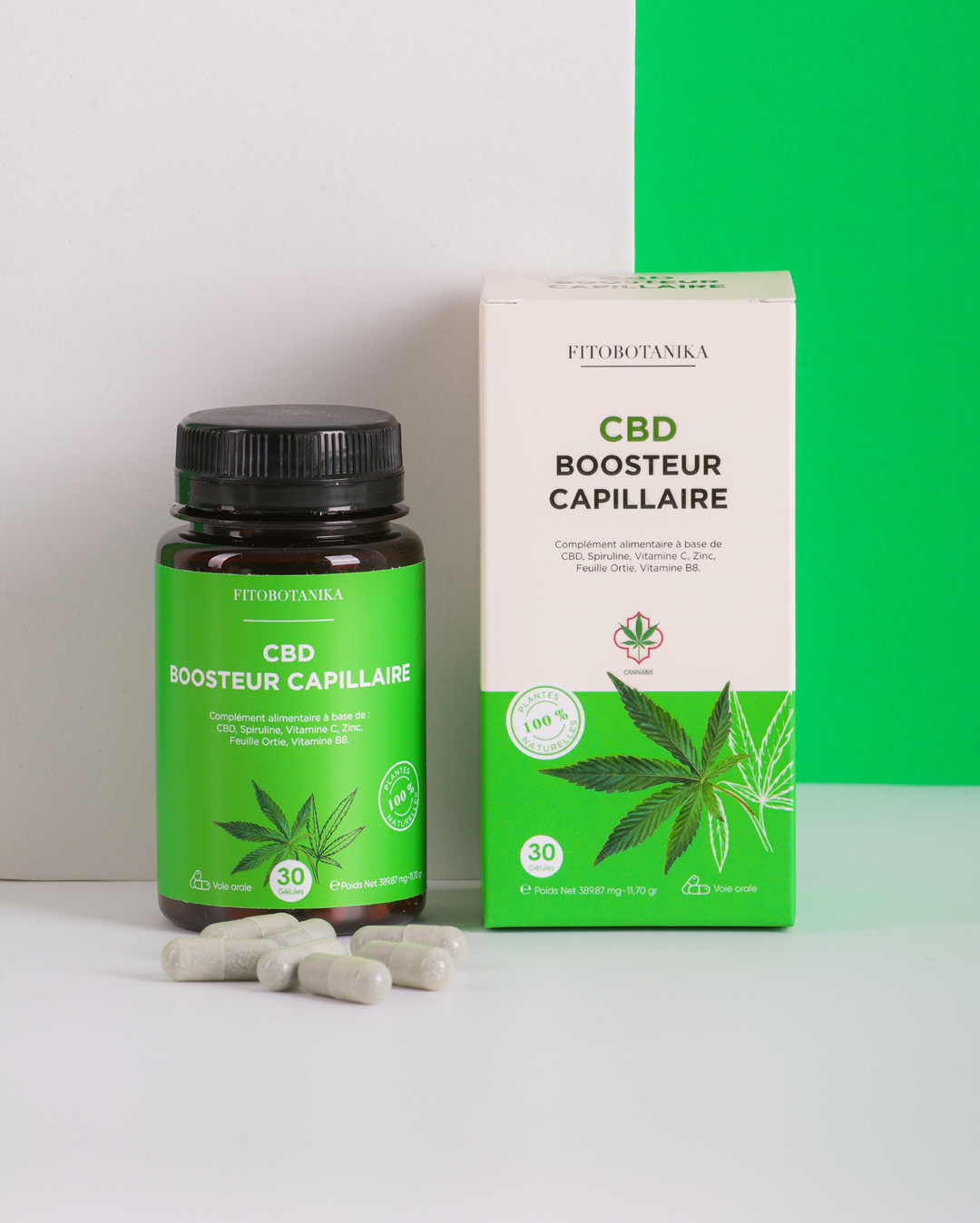 Cbd boosteur capillaires 1 boite 30 Gélules - Cannaflex | Fitobotanika ...